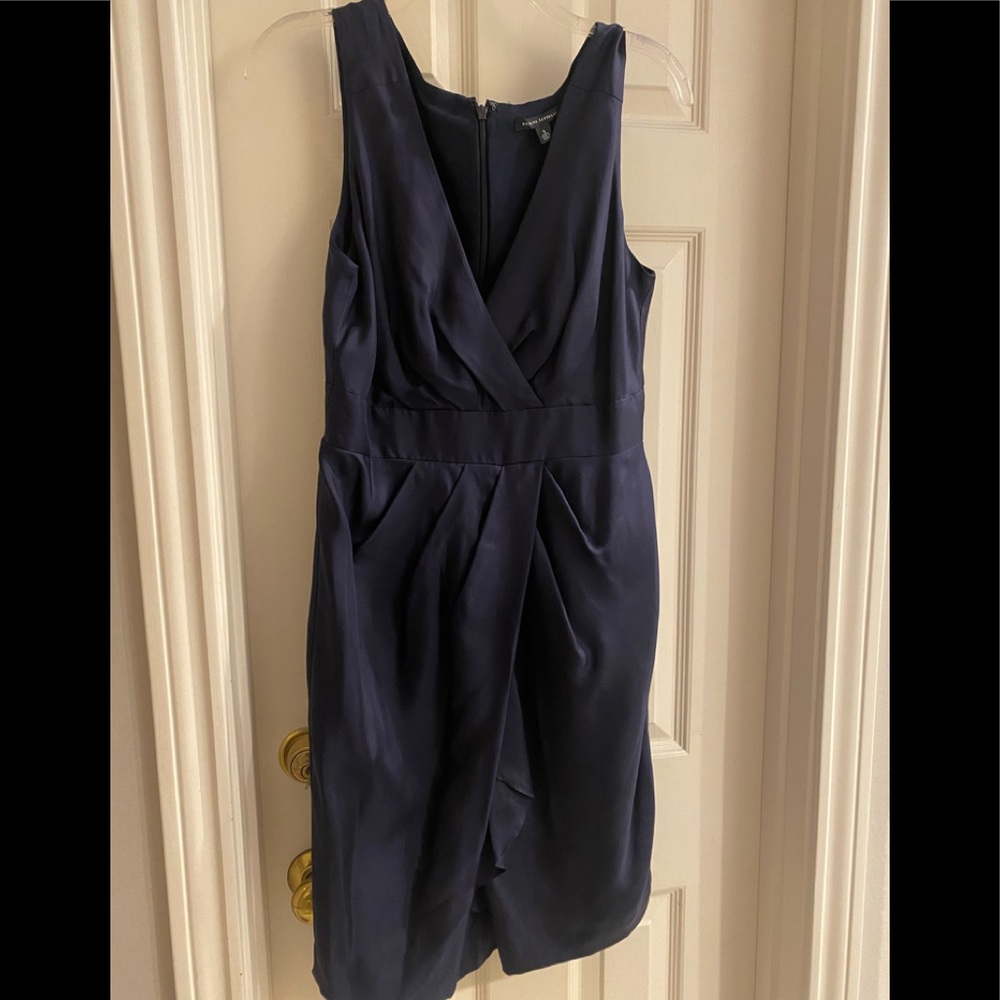 NWOT Banana Republic size 6 blue silk cocktail dress